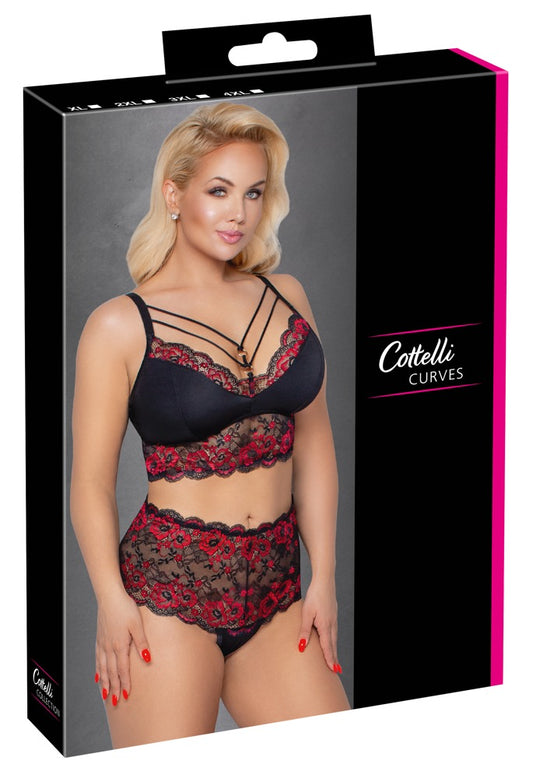 Cottelli Curves 2er Set rot/schwarz