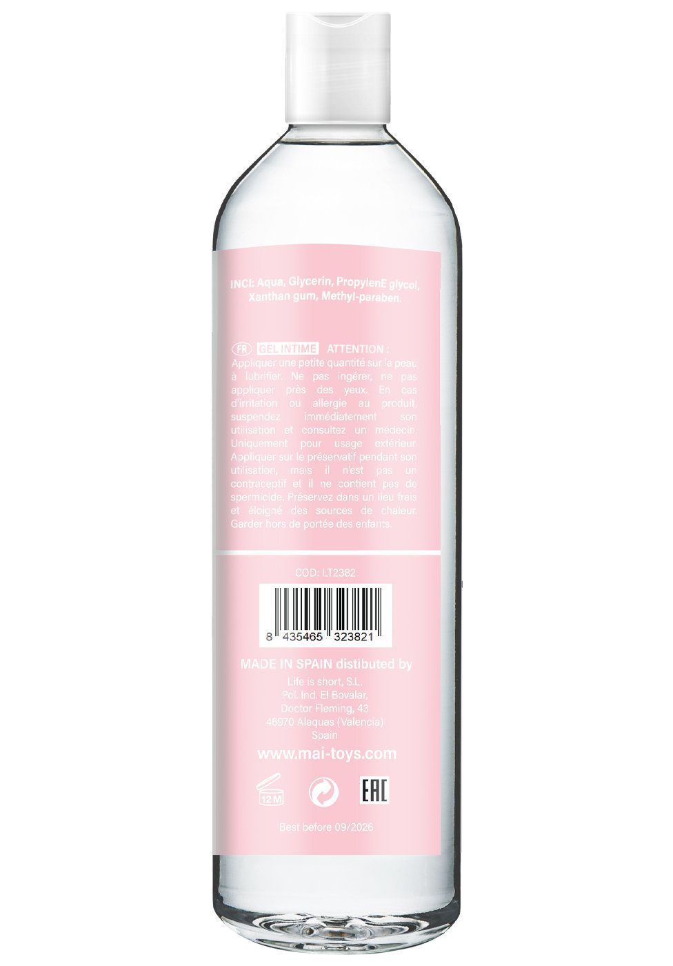 BTB Cosmetics Analgleitgel Anal-Gleitgel vegan und tierversuchsfrei - 250 ml