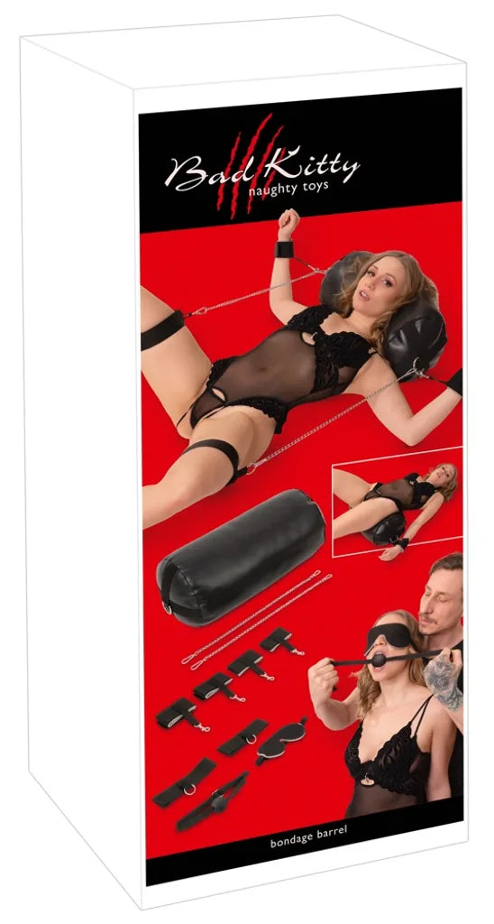 Bad Kitty Bondage Fass Schwarz