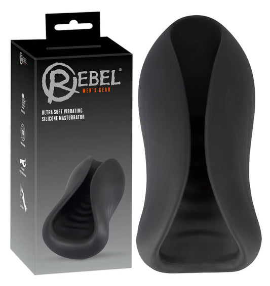 Rebel Ultraweicher vibrierender Silikon-Masturbator