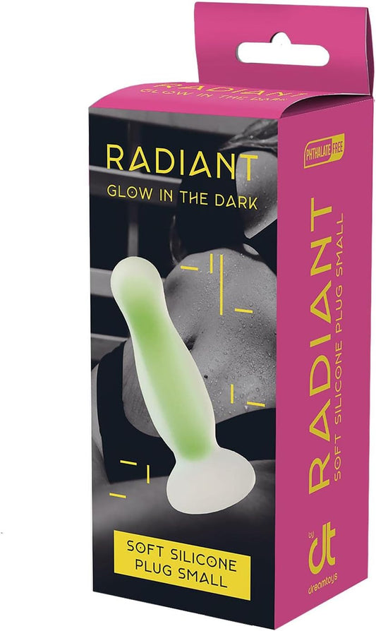 Radiant Soft Silicone Plug S - Glow in the Dark