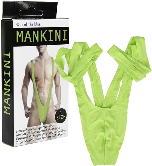 Borat Herrenbadeanzug - Mankini grün O/S