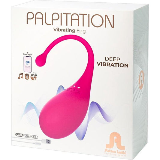 Palpitation Vibrating Egg with App pink