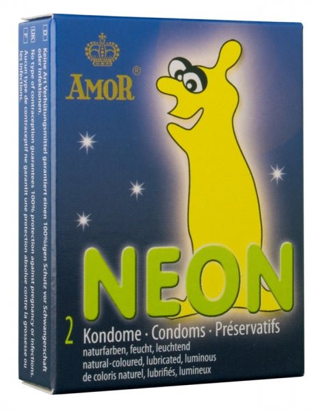 AMOR Neon - 2 Kondome - Erostore.ch