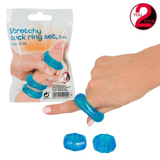 Stretchy Cock Rings 3er Set